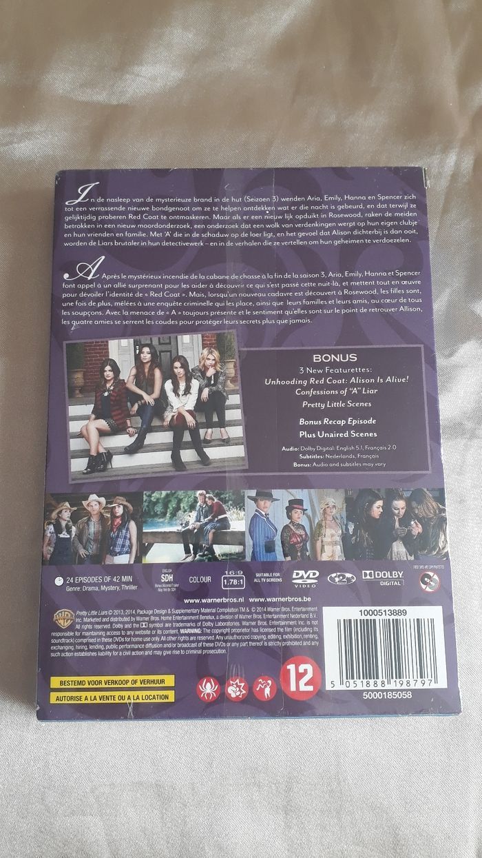 DVD Pretty Little Liars - Saison 4 - photo numéro 2