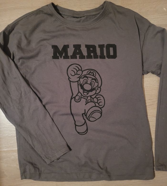 T-shirt manche longue Mario