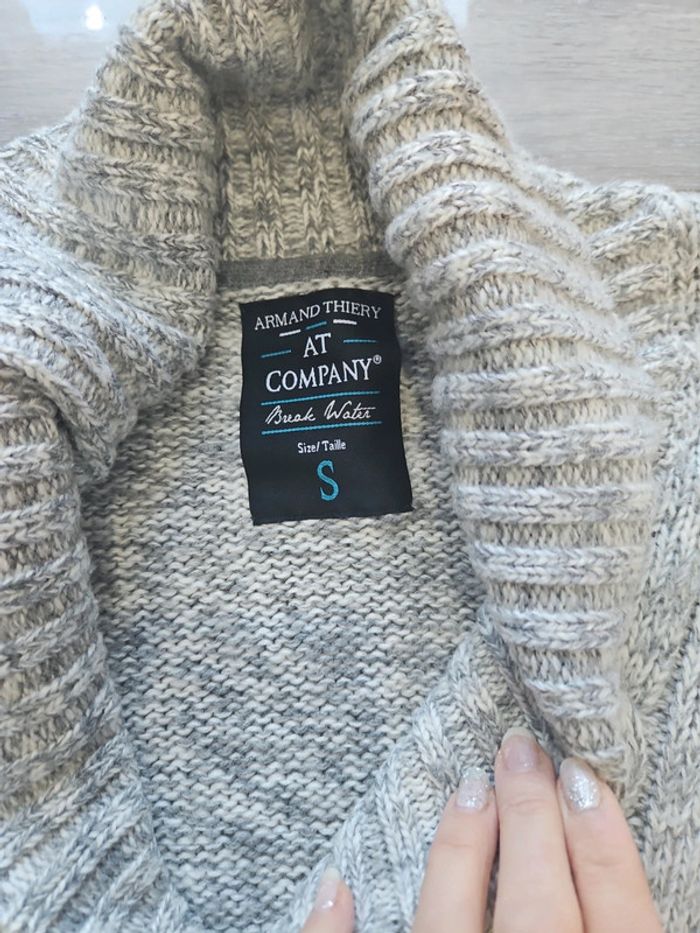 Pull gilet homme T S laine Armand Thiery - photo numéro 2