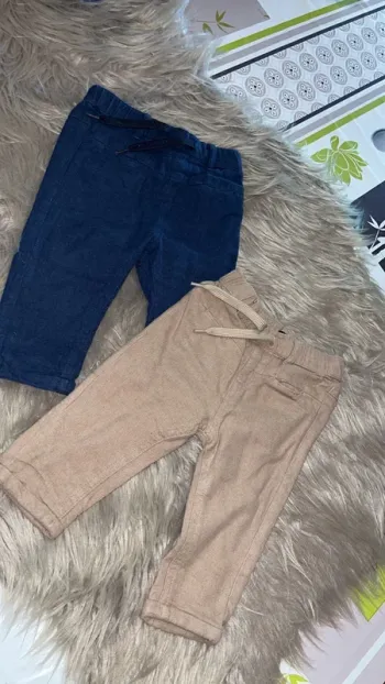 Lot pantalon hiver kiabi 9 mois
