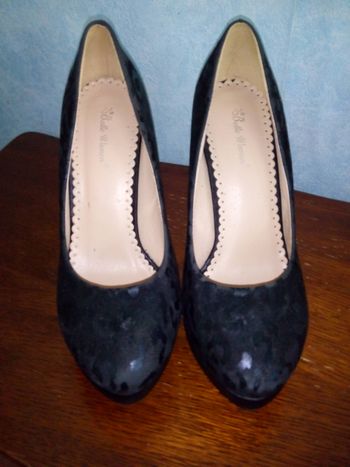 Faby27800 Chaussures escarpins "Belle Women"  Imprimé Animal Noir et gris Pointure 39