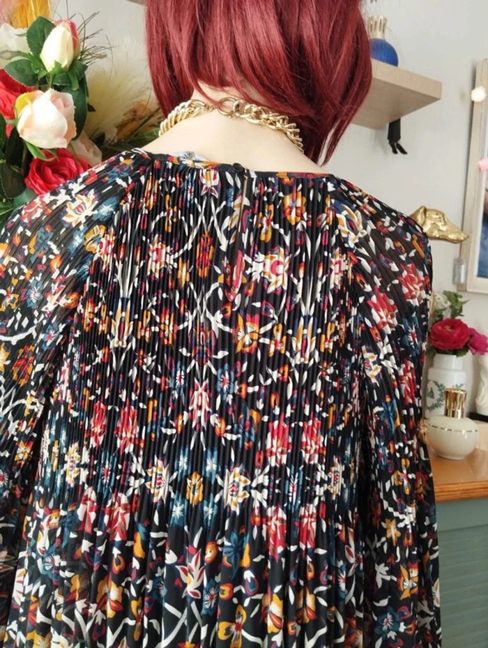 💞Robe Plissée Fleurie Monoprix T34-36/XS💞 - photo numéro 7