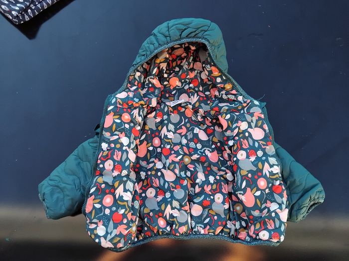 Blouson Tape à l'œil fleuries 6-9 mois - photo numéro 2