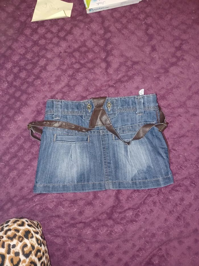 Jupe jeans 9 mois - photo numéro 3