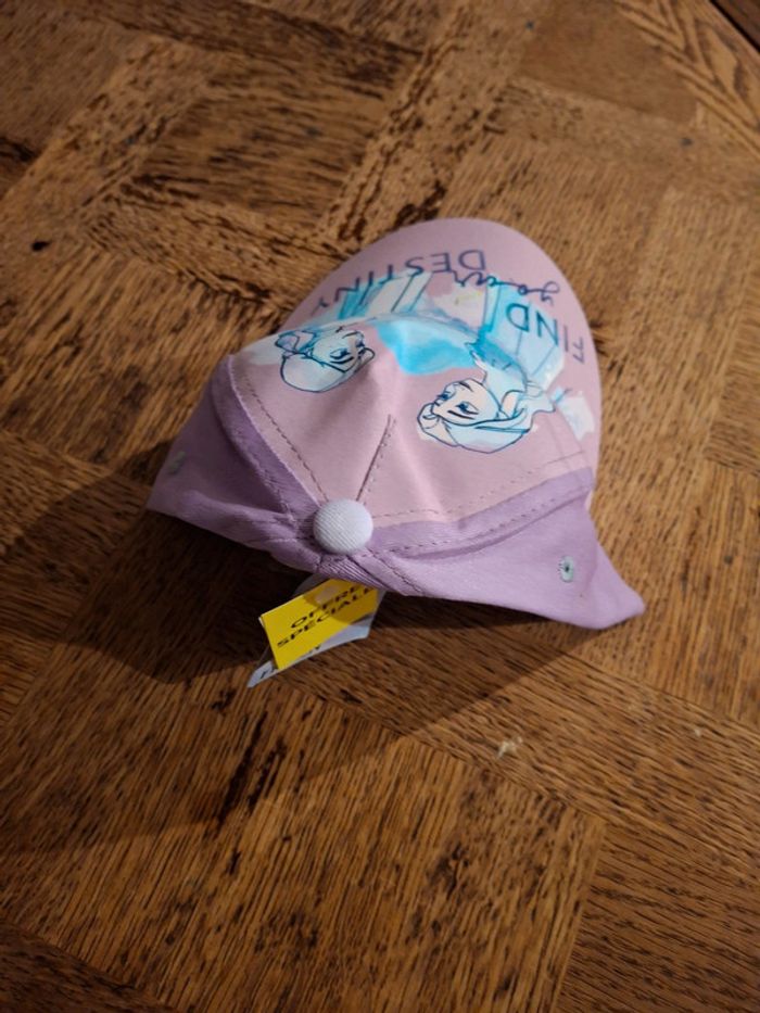 Casquette enfant taille unique la reine des neiges neuf - photo numéro 2