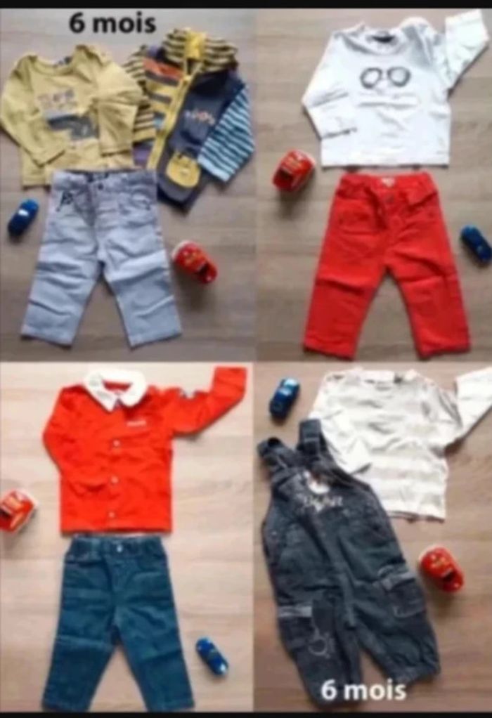 lot de 4 ensembles printemps automne 3-6 mois / 62 cm·Très bon état·Orchestra