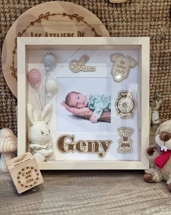 Cadre naissance personnalisé