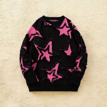 Pull tricot à motifs