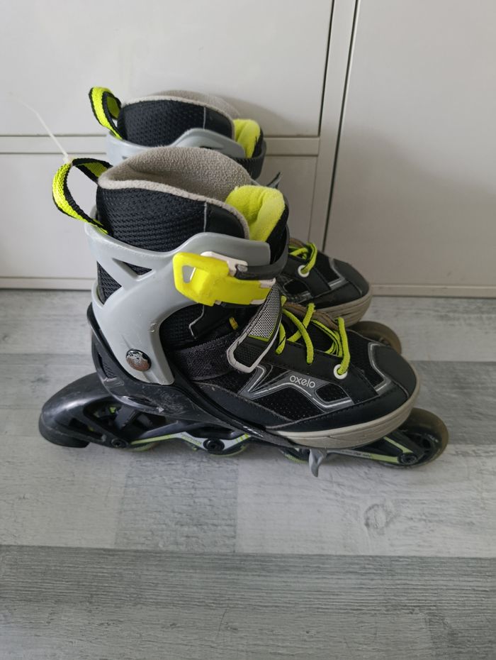 Roller Oxelo fit 3 taille réglable de 32 a 35 - photo numéro 4