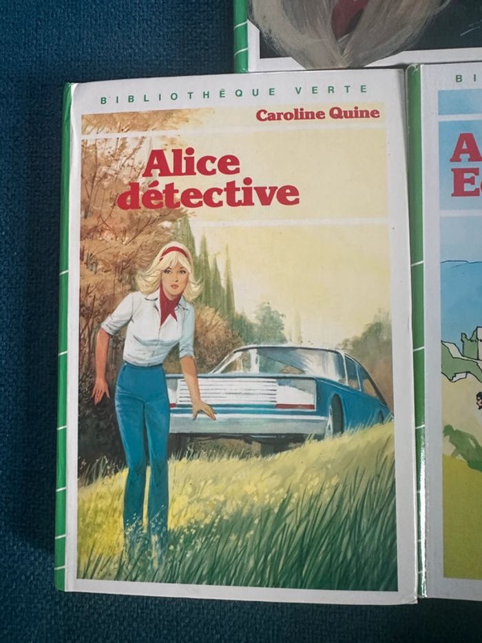 Lot de 3 livres anciens poche Alice détective bibliothèque verte ecosse pantoufle d’hermine - photo numéro 3