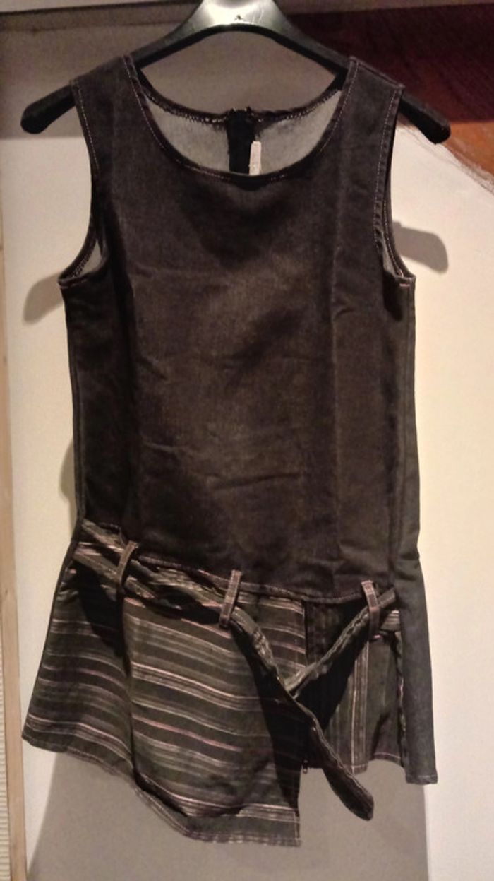 Robe jeans noir 12 ans