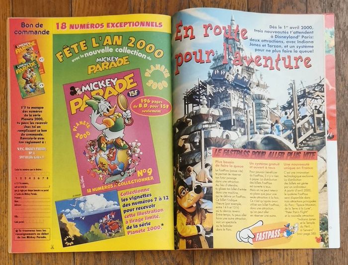 Ancien journal de mickey N°2493S poster createlier 2000 vintage - photo numéro 13