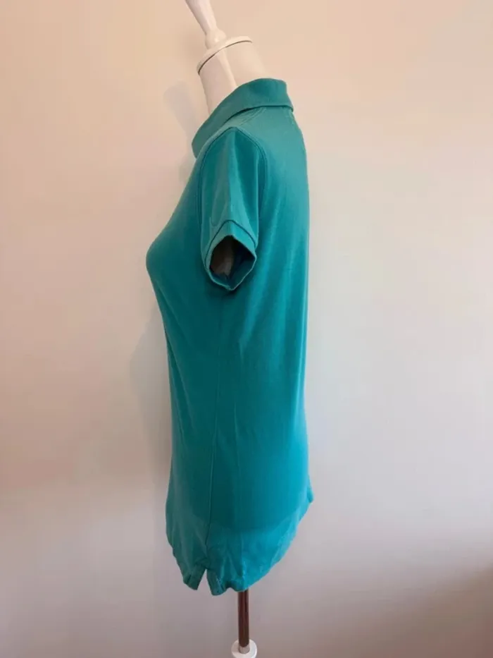 Polo Superdry femme turquoise taille M super état - photo numéro 5