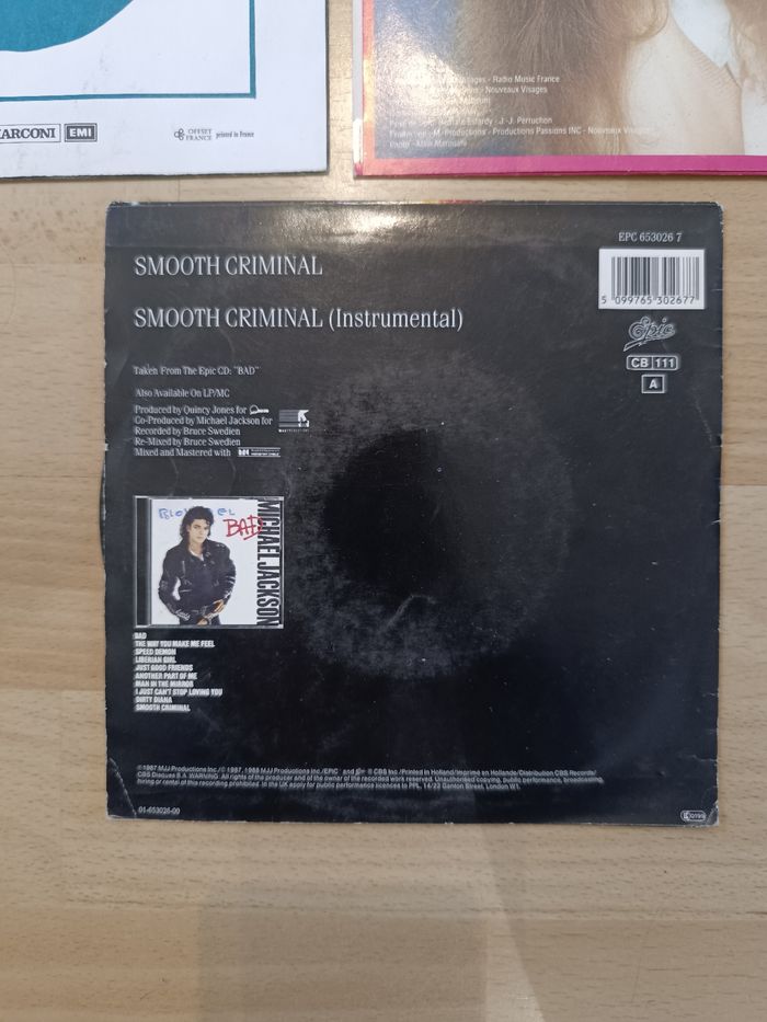 Lot de 3 vinyles 45T - photo numéro 8