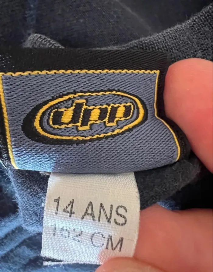 Sweat manches longues noir homme DDP taille XS Vintage Sudadera manga larga hombre Herrenpullover - photo numéro 5