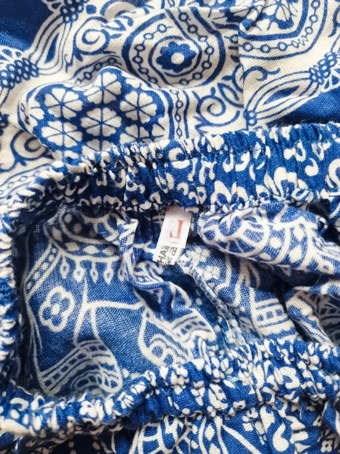 Pantalon / sarouel Thaïlandais pour enfant - Bleu - Éléphants - Neuf ! (5 ans) - photo numéro 3