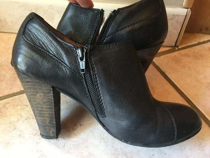Bottines noires cuir San marina - photo numéro 3