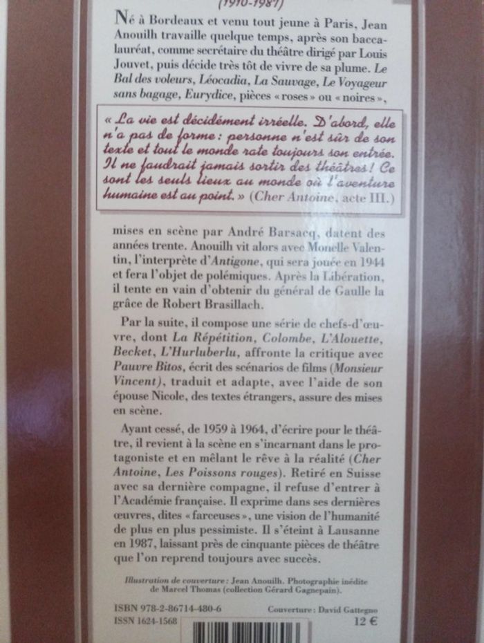 Anouilh Qui suis-je ? - photo numéro 3