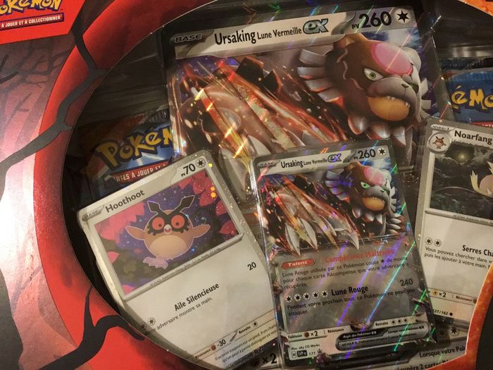 Lot coffrets cartes Pokémon ursaking ex zacian ex origine perdue étincelles déferlantes boosters - photo numéro 5