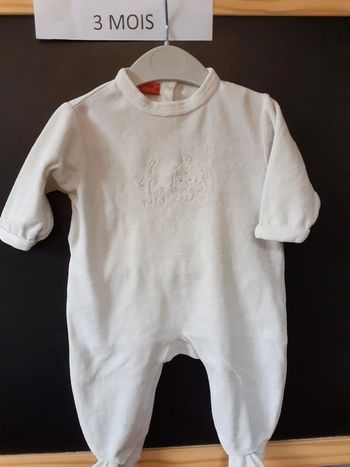 Grenouillère pyjama fille 3 mois - Tex