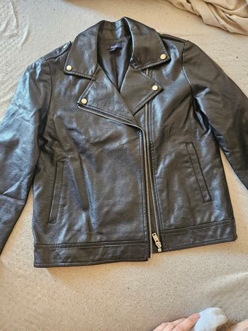 Veste en simili cuir