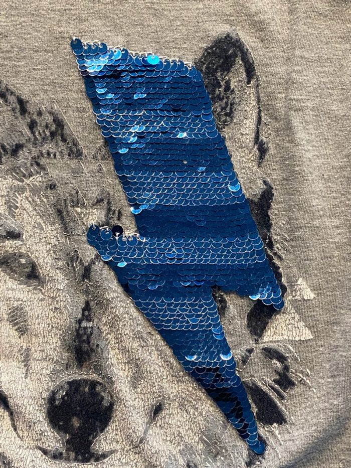 T-shirt manches longues « loup » Desigual taille 5/6 ans - photo numéro 5