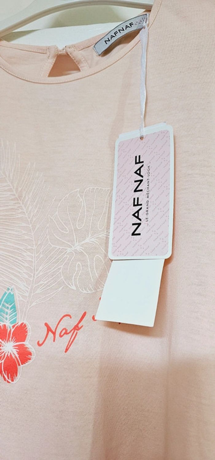 2 Tee-shirt Debardeurs 100% Coton Naf Naf Taille 11/12 ans - photo numéro 3