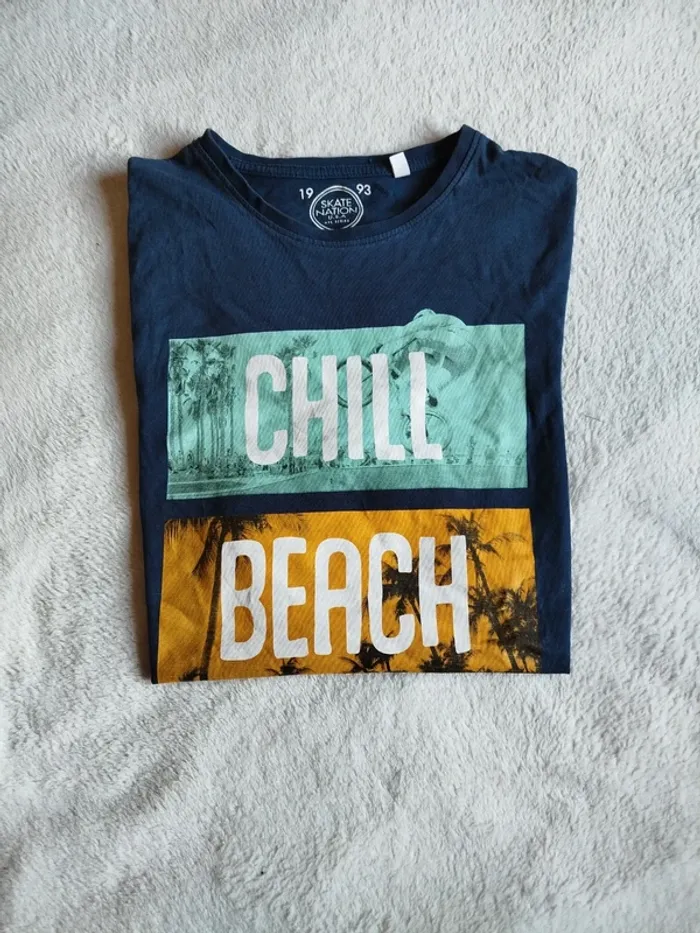 T-shirt garçon C&A marine taille 170/176 cm