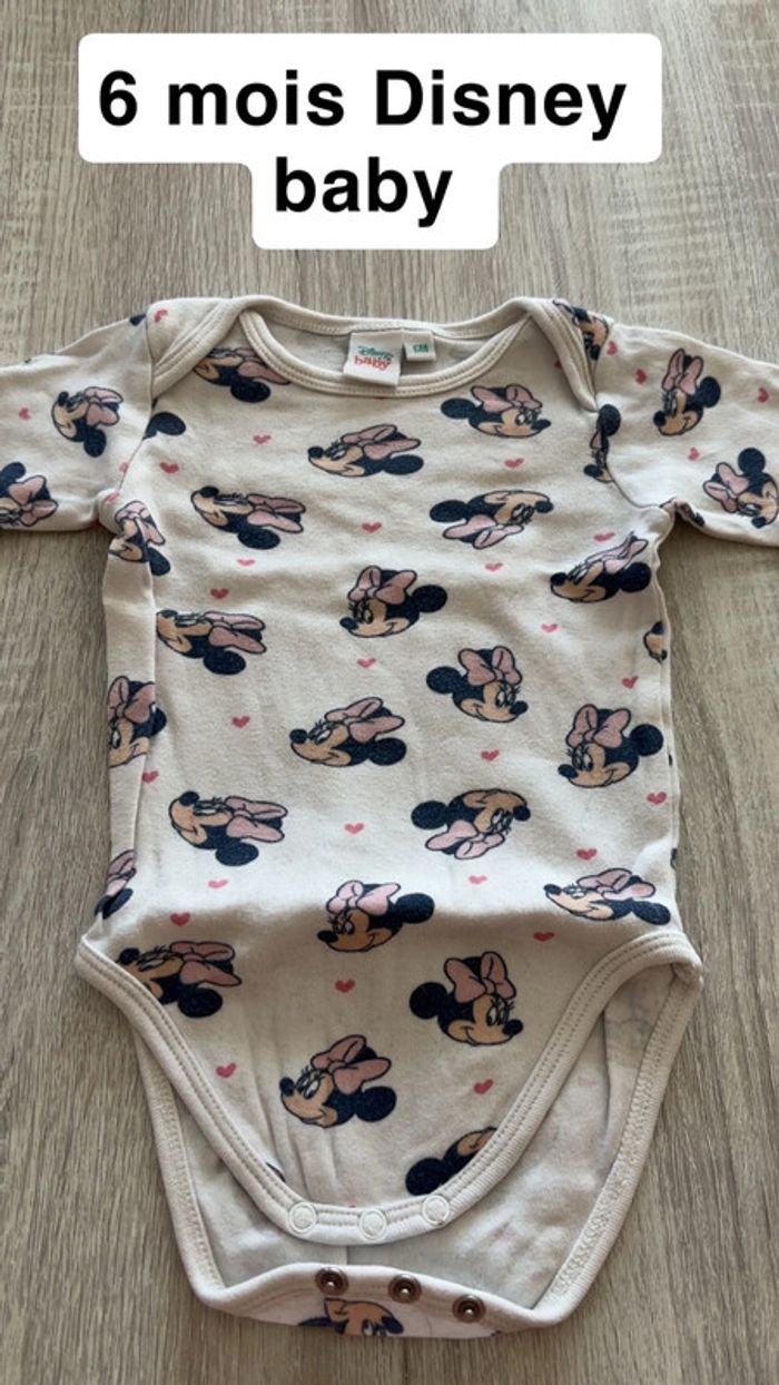 Body manches longues Minnie