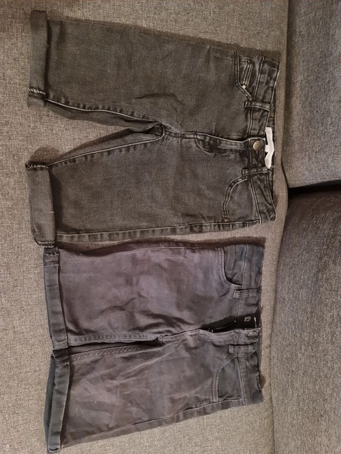 Lot 2 shorts en jeans