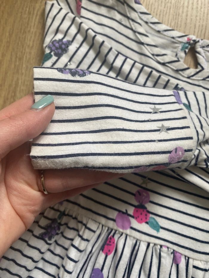Robe en coton marinière à rayure - photo numéro 5