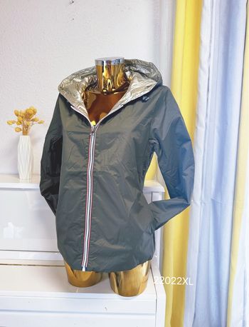 Veste imperméable kaki doré taille XL 🌸