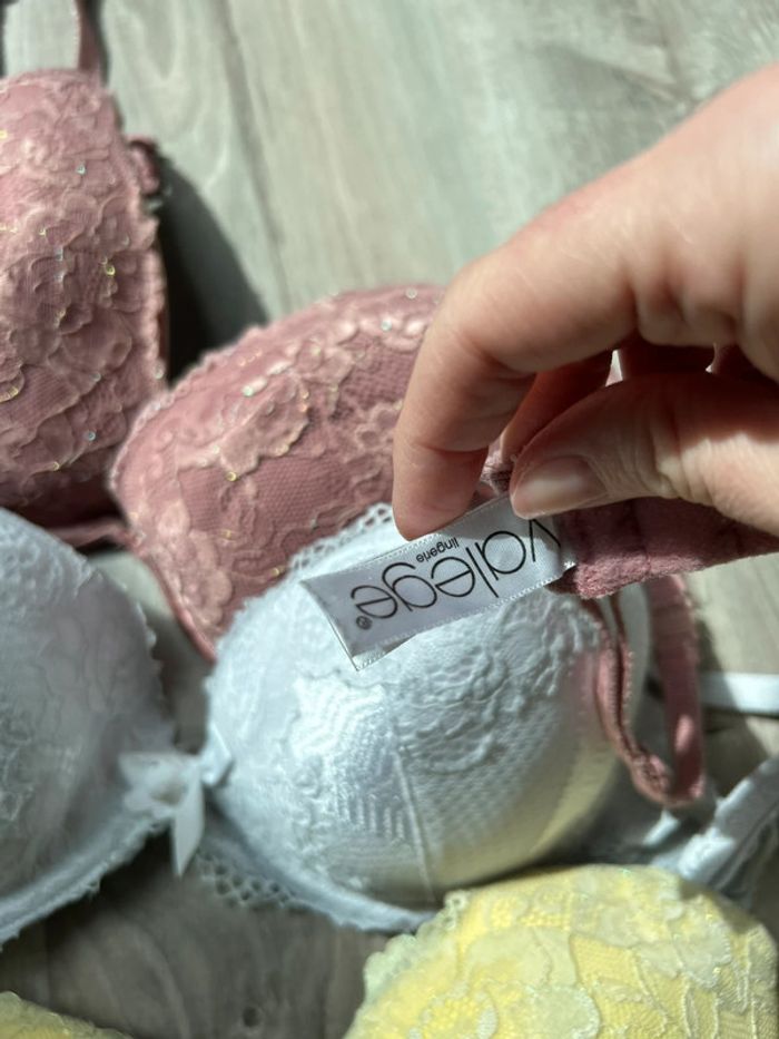 Lot de 3 soutiens-gorges - Valege - 90 C - photo numéro 6