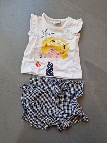 Ensemble été fille Boboli 9 mois