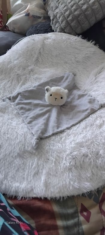 Doudou mouton carré plat gris - Shenzhen