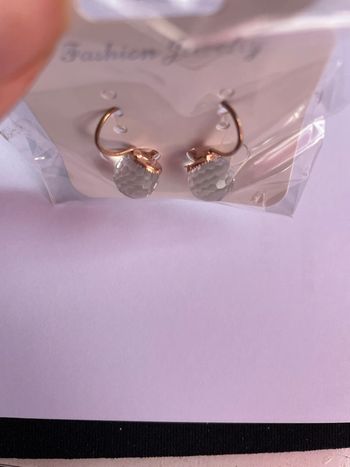 Boucles d’oreilles fantaisie dormeuses Crystal transparentes