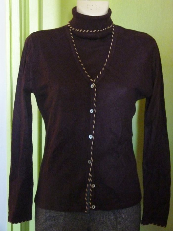 TWIN-SET ARMANT THIERRY MARON FONCE T2et1 - photo numéro 5