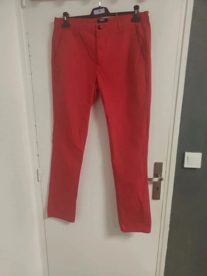 Pantalon rouge Brice - photo numéro 2