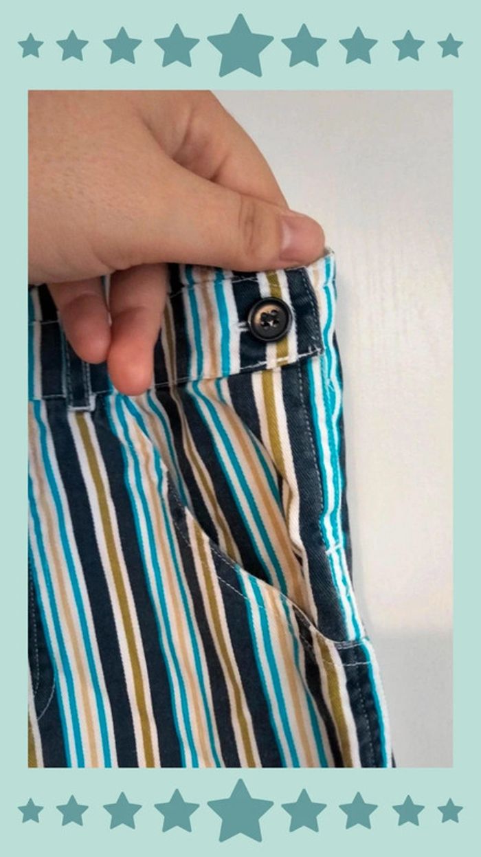 🍄 Salopette short rayée 18 mois - photo numéro 10