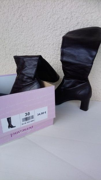 Bottes marron foncé