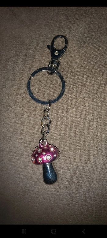 Porte-clés champignon