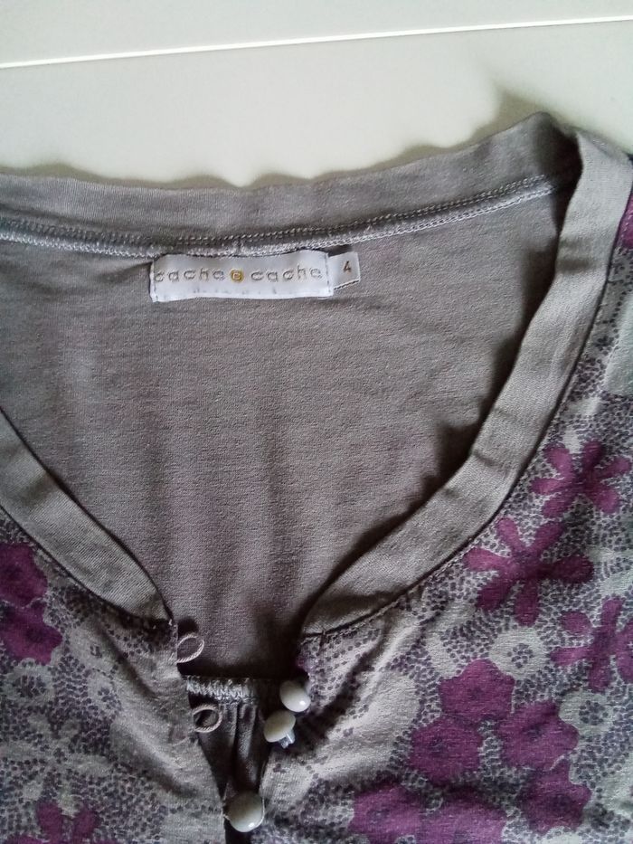 Tee-shirt sans manches, cache cache, taille 4 - photo numéro 2