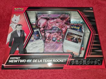 Coffret Pokémon Mewtwo Ex de la team rocket Ed Fr