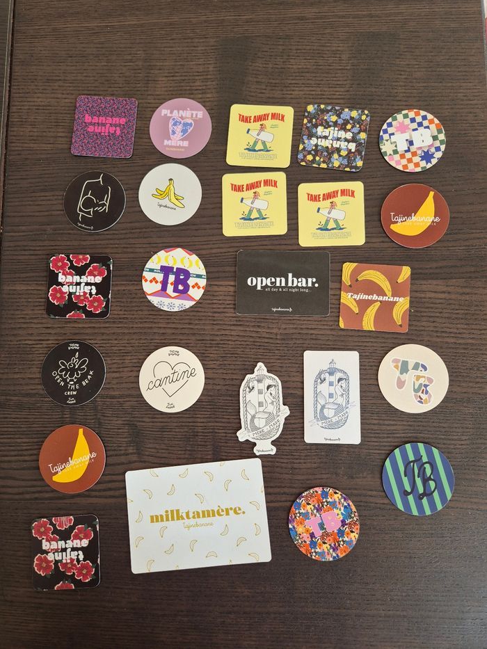 Lot aimants tajine banane