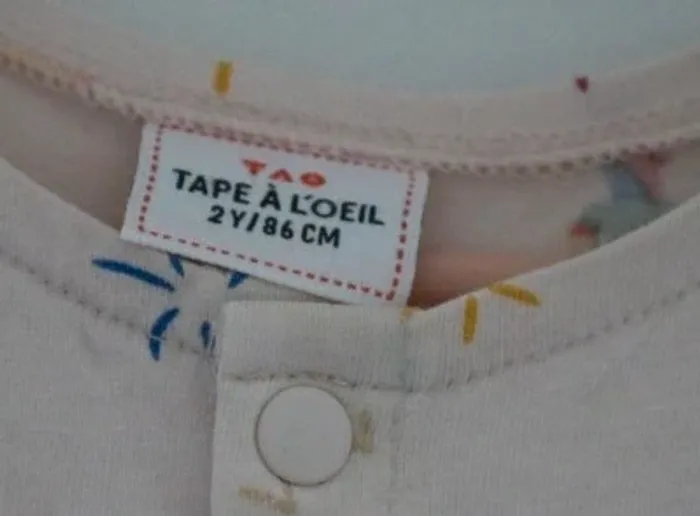 Combishort tape à l'oeil 2 ans - 86 cm - photo numéro 5