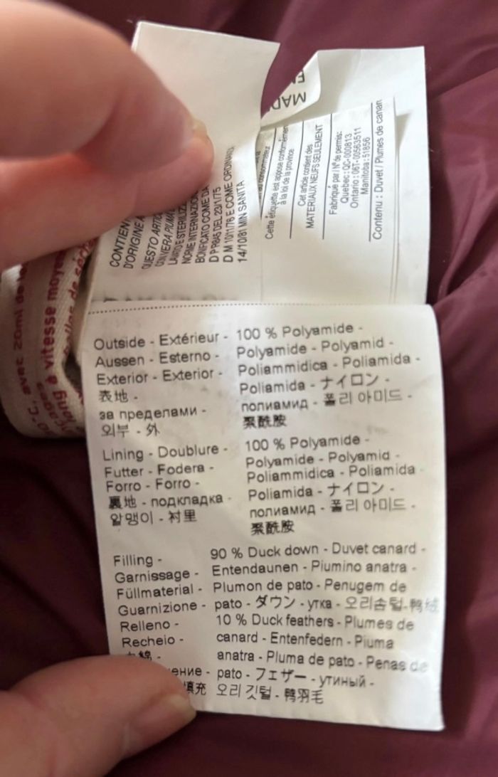 Doudoune longue noire pyrenex - photo numéro 6