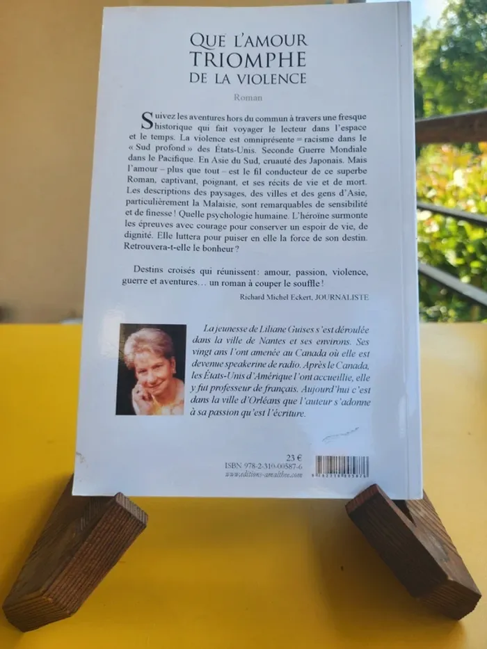 Livre broché "que l'amour triomphe de la violence" de Liliane Guises - photo numéro 3
