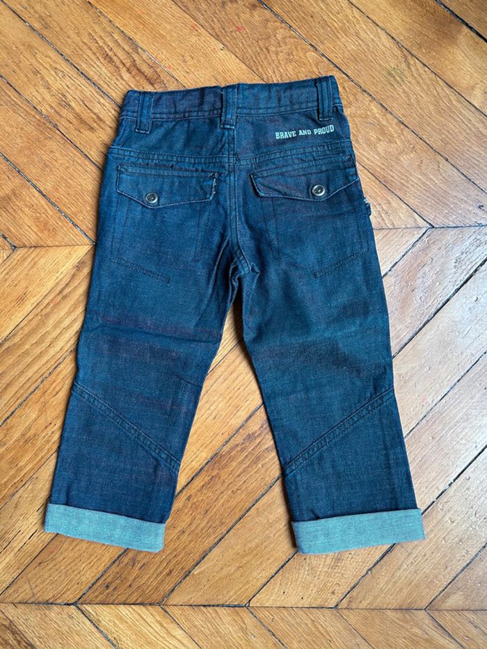 Neuf Jean tape à l’œil taille 4 ans, gris - photo numéro 2