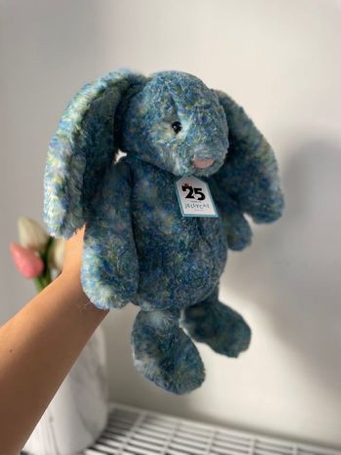 Peluche Jellycat Bashful Luxe Bunny Azure - photo numéro 10