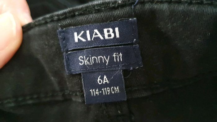 Jean skinny noir garçon Kiabi 6 ans chelo4 - photo numéro 5